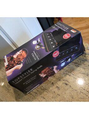 TopStyler by Instyler Heated Ceramic Styling Shell Curlers Hot Rollers kit New??